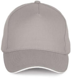 K-UP KP189 5 PANELS COTTON SANDWICH CAP (kp189be/wh-u)