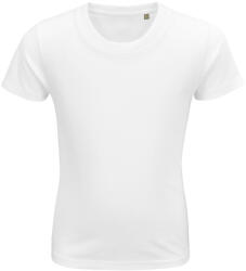 SOL'S SO03578 SOL'S PIONEER - KIDS’ ROUND-NECK FITTED JERSEY T-SHIRT (so03578wh-12a) - ajandektargykozpont