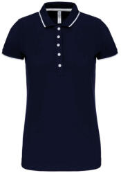 Kariban KA252 LADIES' SHORT-SLEEVED PIQUÉ KNIT POLO SHIRT (ka252nv/wh/re-l)
