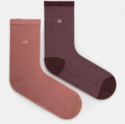 Calvin Klein zokni 2 pár rózsaszín, női, 701230617 - narancssárga Univerzális méret