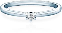 SAVICKI Inel de logodnă SAVICKI: aur alb, diamant - savicki - 3 178,00 RON