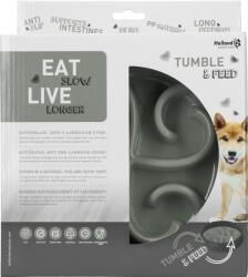 EAT SLOW HAC evéslassító tál forgó belsővel szürke (103629)