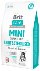Brit GF Mini Light&Steril Rabbit & Salmon 7kg (103689)