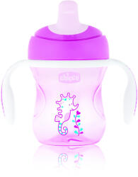 Chicco Преходна чаша Chicco - 200 ml, 6 m+, за момиче (N0417)