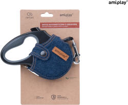 amiplay AP Denim Automata Póráz M 5m - 15kg sötétkék (109339)