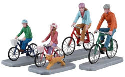 Lemax Családi kerékpártúra Caddington Village - dekorfalvak