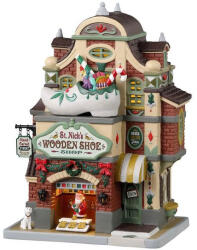 Lemax St. Nick facipő boltja Caddington Village