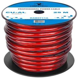 Cabletech Cablu putere Profesional 2GA 12mm/33.62mm2 Cupru+Aluminiu rosu 1m Cabletech (KAB0711A)