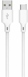 Well Cablu USB2.0 A tata - USB type C 2m 3A alb Well (CABLE-USB/USBC-2WE06-WL)