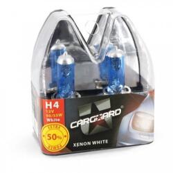 Carguard Set de 2 becuri Halogen H4 55W +50% Alb Xenon 12V Carguard (BHA023)