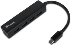 NGS Hub USB type C NGS Wonder Hub4 4 porturi USB 3.0 negru (WONDER HUB4)
