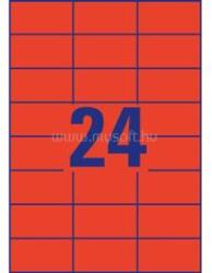 AVERY 3448-10 70x37mm 240db-os piros univerzális etikett (AVERY_3448-10) (AVERY_3448-10)