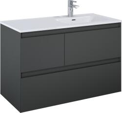 Elita Split dulap 100x45.8x63.5 cm sub chiuveta pe perete antracit RE011005156010 (RE011005156010)