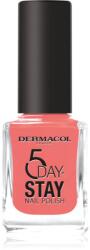 Dermacol 5 Day Stay lac de unghii cu rezistenta indelungata culoare 60 Coral Island 11 ml