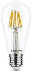 Asalite LED izzó ST64 filament E27 8W 2700k 810 lm (ASAL0120)