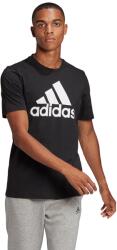 adidas Sportswear Essentials emblémával nyomtatott póló, fekete, XL (GK9120-XL)