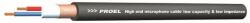 Proel HPC290BK Mikrofonkábel(2 x 0, 50 mm2), magas minõség, fekete, PVC ? 7 mm (100m-es bund) (HPC290BK)