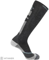 Salomon MTN térdzokni, dark grey/melange egret/angel blue (S)
