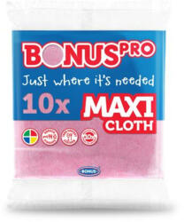Bonus Törlőkendő, univerzális, 10 db, BONUS MAXI, pink (KHT897) (B273)