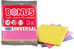 Bonus Törlőkendő, univerzális, 3 db BONUS Universal (KHT989) (B163)