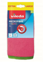 Vileda Törlőkendő, mikroszálas, 2 db, VILEDA Colors (KHTV61) (F16148)