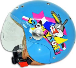 CORSA CX300 Albastru Looney Tunes Cască Moto Pentru Copii Jet ECE 22.06 750gr 28271 (28271)