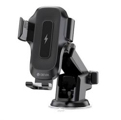 DEVIA SMART autós tartó (műszerfalra, szélvédőre, tapadókorongos, 15W, wireless, 360 EA497 (EA497)