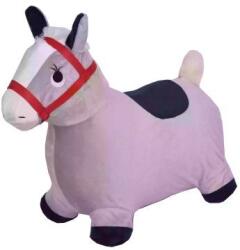 Time Leader Ugráló plüss felülettel, 56 cm - Szürke lovacska - pcx