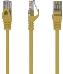Gembird 0, 5m RJ45 CAT6 M/M sárga UTP kábel (PP6U-0.5M/Y) - officedepot