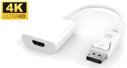 MicroConnect Adaptor activ DisplayPort la HDMI alb (DPHDMI3W)