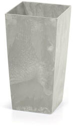 Prosperplast Ghiveci de flori URBI SQUARE BETON EFFECT gri 12, 6 cm
