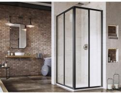 RAVAK Supernova SRV2+SRV2 90x90 195 S zuhanykabin fekete+transparent 14V703O2Z1S (14V703O2Z1S)