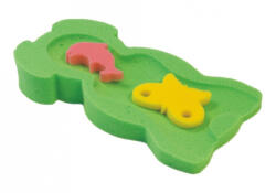 BADUM Szivacs babatartó kádba - Midi - Zöld - pindurka