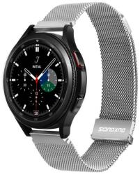 Huawei Watch GT 5 (46 mm) okosóra szíj - Dux Ducis Milanese - mágneses ezüst fémszíj (22 mm) - tokgalaxis