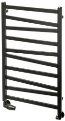 Radeco RIVER 1 fürdőszobai csőradiátor 600x530mm 235W RAL 9005 FEKETE