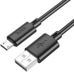 Kábel: HOCO X88 - USB / MicroUSB fekete kábel, 2, 4A