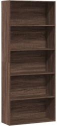 vidaXL barna tölgy színű fa könyvszekrény 80 x 30 x 189 cm (3314675) - vidaxl