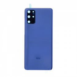 Samsung G985, G986 Galaxy S20+ (4G és 5G) akkufedél (hátlap) kamera lencsével és ragasztóval, sötétkék (gyári)