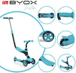 BYOX Tristar 3 kerekű 3in1 roller - Kék