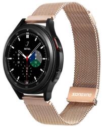 Huawei Watch GT 5 (46 mm) okosóra szíj - Dux Ducis Milanese - mágneses arany fémszíj (22 mm) - graffistore