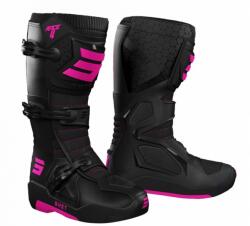 Shot Ghete motocross Shot Race 4 negru-roz fluo (SHOA09-24C1-A03) - motozem - 685,20 RON