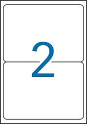 APLI Etikett, 199, 6x143, 5 mm, poliészter, időjárásálló, kerekített sarkú, APLI, fehér, 40 etikett/csomag, APLI (LCA16682)