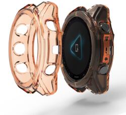 TPU HALF CAPAC Husa pentru Garmin Fenix 8 47mm portocaliu