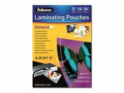 Fellowes Lamináló fólia, A4, 80 mikron, matt, 100 db/doboz, Fellowes® (5452103) - tintasziget