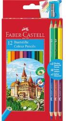 Faber-Castell 12 db+3 db-os bicolor (120112+3) színes ceruza készlet (FC110312) - tintasziget