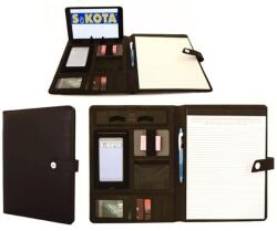 SaKOTA A4 telefon támaszos fekete konferencia mappa (EAC0526) - tintasziget