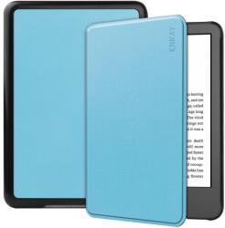 ENKAY LEATHER Husă rabatabilă pentru Amazon Kindle 11th Gen 2022 / 2024 albastru deschis