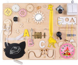 Activity board Zsiráf - természetes
