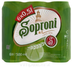 Soproni Multipack 6*0, 5l dobozos /4/-DRS