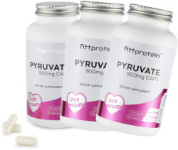 Fittprotein Pyruvate Tripack Kedvezményes Csomag 90 napra - Fittprotein PYRUVATE 900mg CAPS (3db) (fitt-0128)